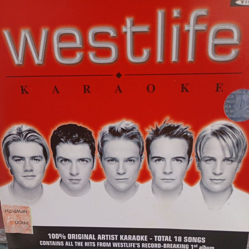vcd westlife karaoke original