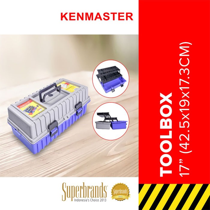 Kenmaster Toolbox Heavy Duty 17inch 17 Inch