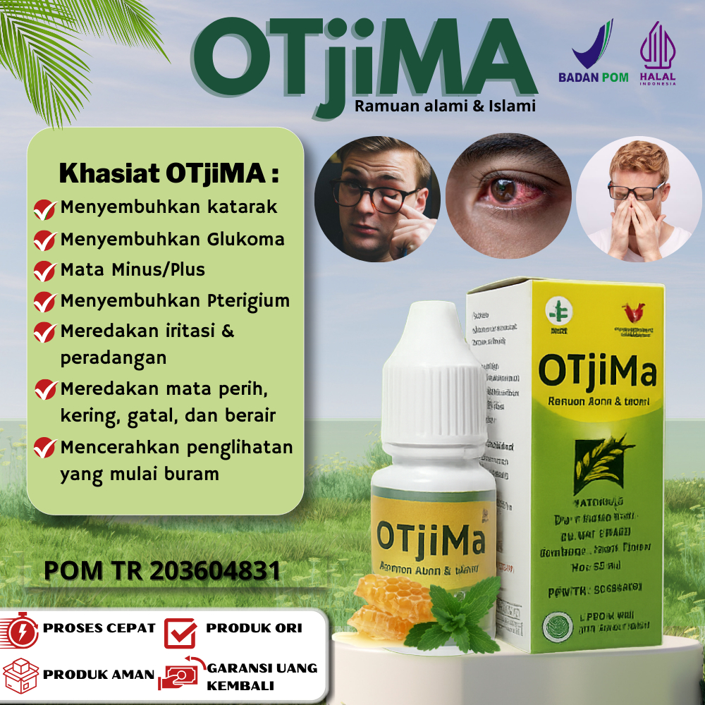 Tetes Mata Herbal OTJIMA Original 100% BPOM – Naturaid OTEM Gurah Mata Obat Herbal Mata Merah, Buram