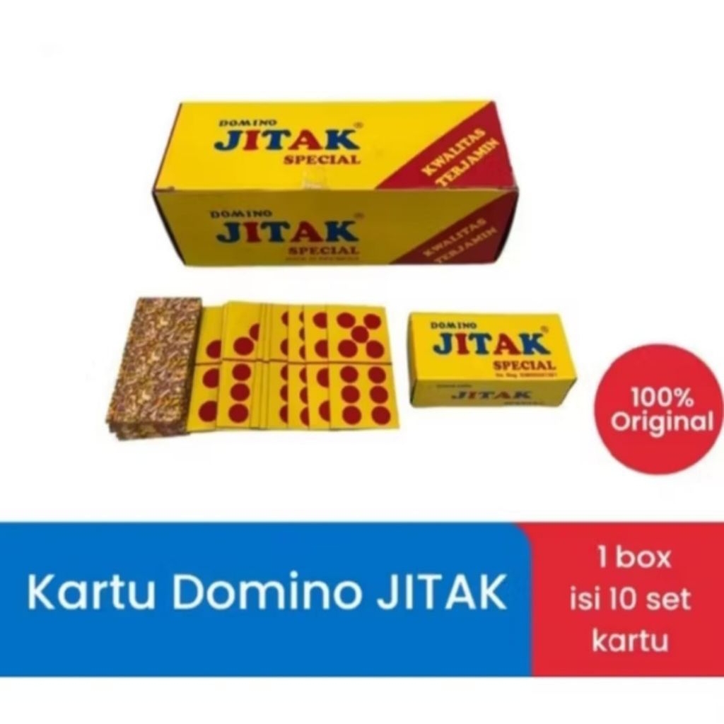 1 BOX KARTU DOMINO JITAK SPECIAL / KARTU GAME JITAK