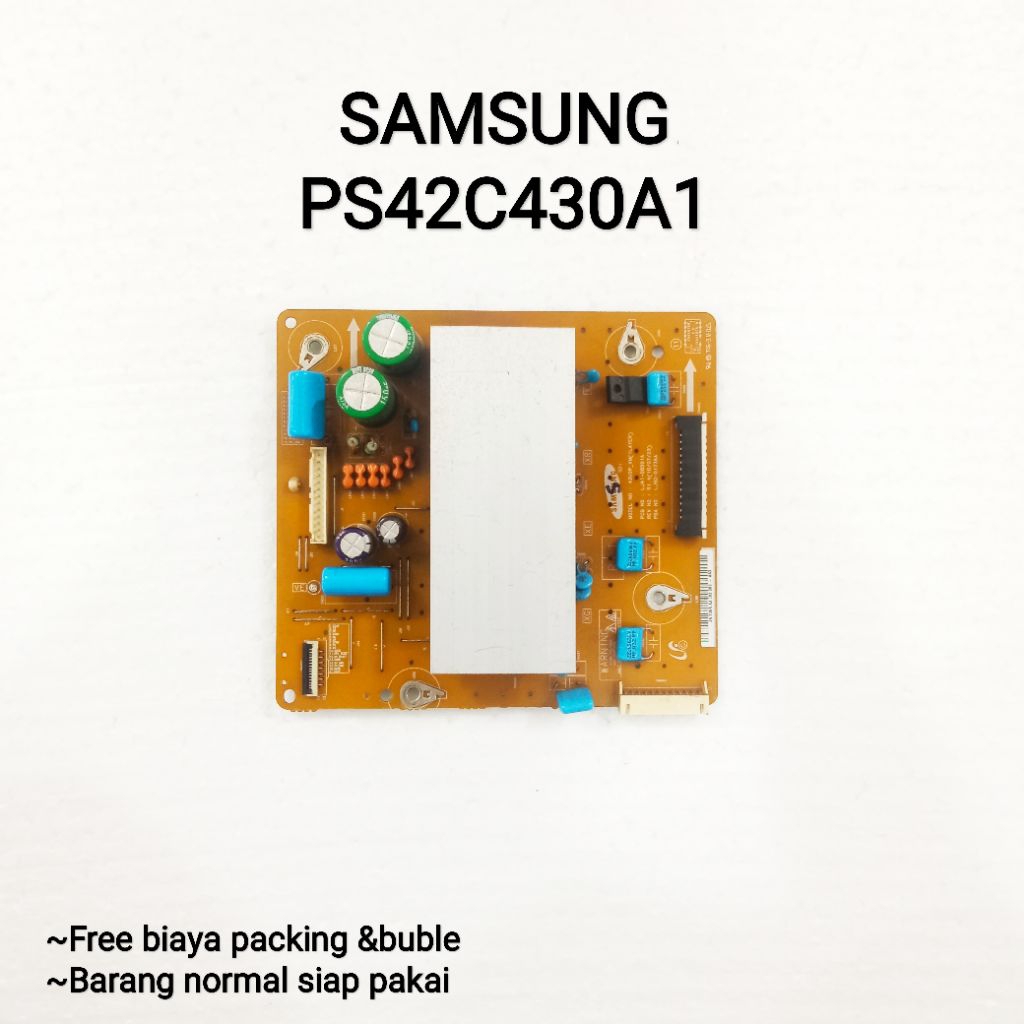 Z main tv plasma samsung PS42C430A1 z main mesin tv plasma