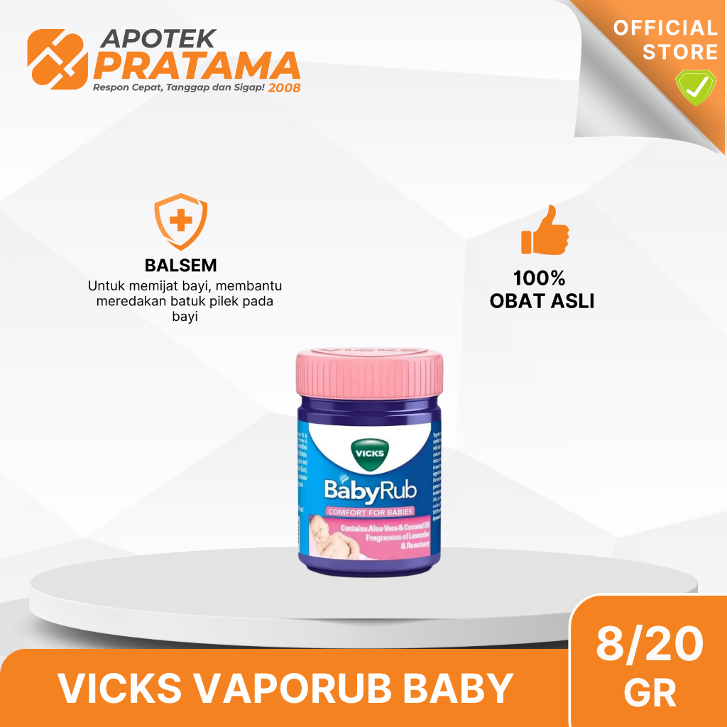 VICKS BABY BALSAM 8GR/20GR / VICKS VAPORUB BABY