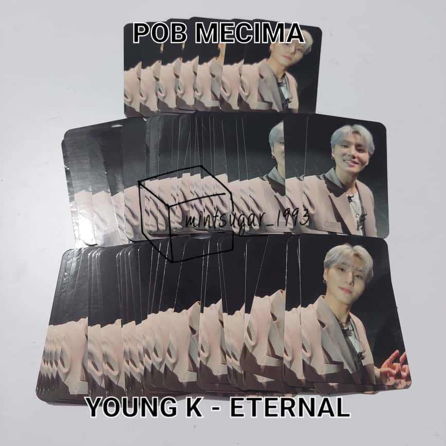 [ GIFT ONLY ] PHOTOCARD OFFICIAL YOUNG K - ETERNAL FROM POB MECIMA