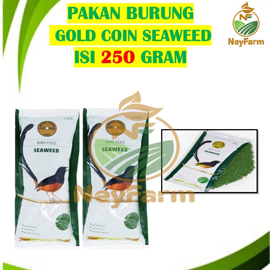 GOLD COID SEAWEED 250Gr Gold Coin Murai Rumput Laut Hijau