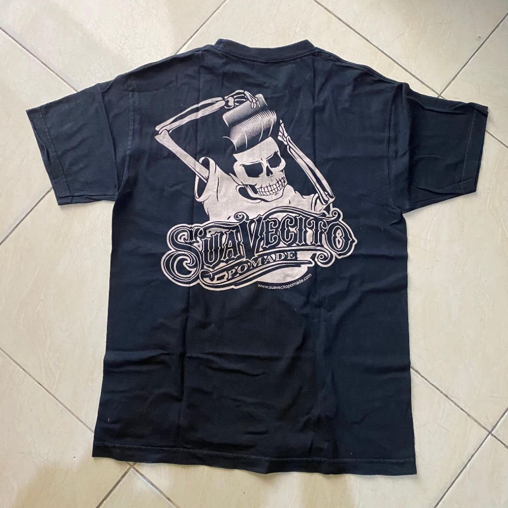 Kaos brand pomade ternama Suavecito original made in USA. Bukan kaos band rockabilly punk rock and r