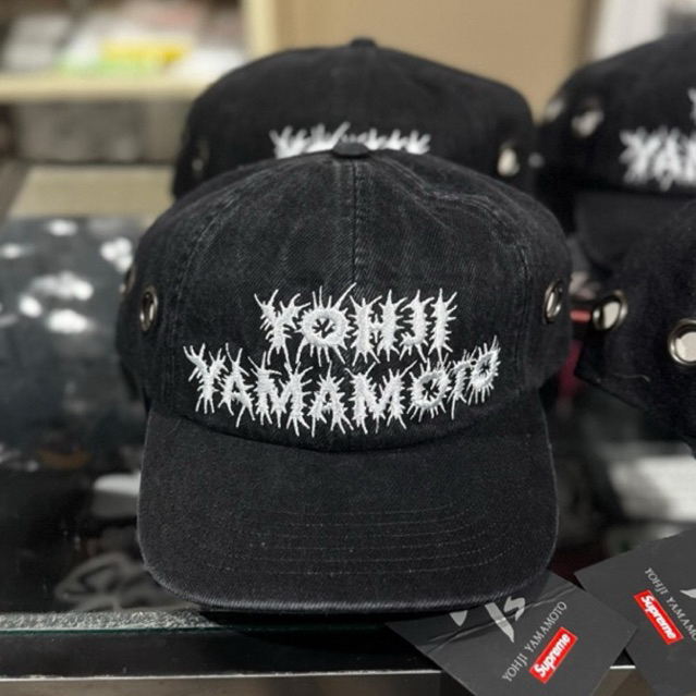 SUPREME X YOHJI YAMAMOTO - Y’S GROMMET 6-PANEL CAP FW25