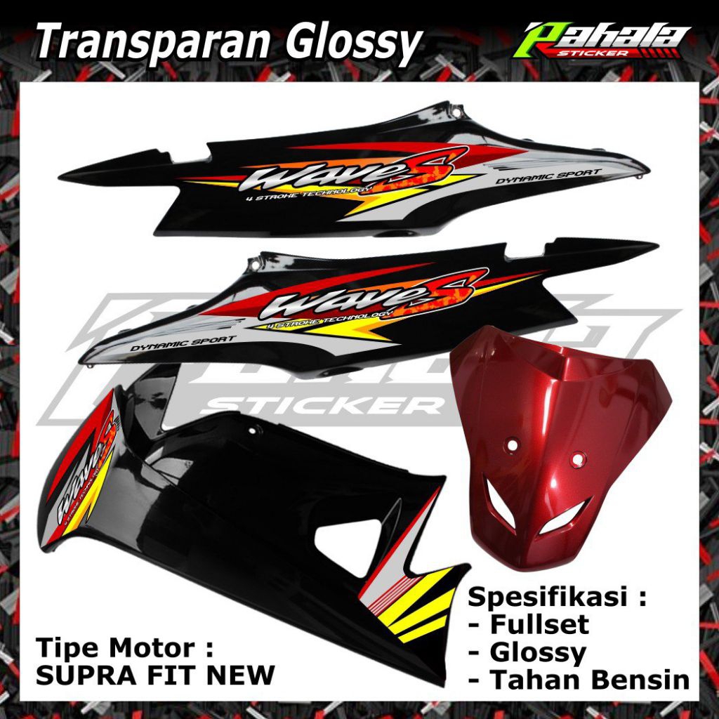 STRIPING WAVE 100 SUPRA FIT NEW DRAGON MODEL VIETNAM