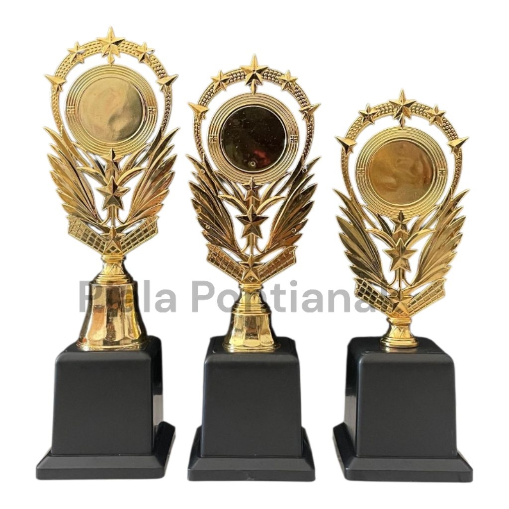 Piala Set Juara 123 Kode b10/Trophy/Piala Kenaikan Kelas/tidak termasuk stiker