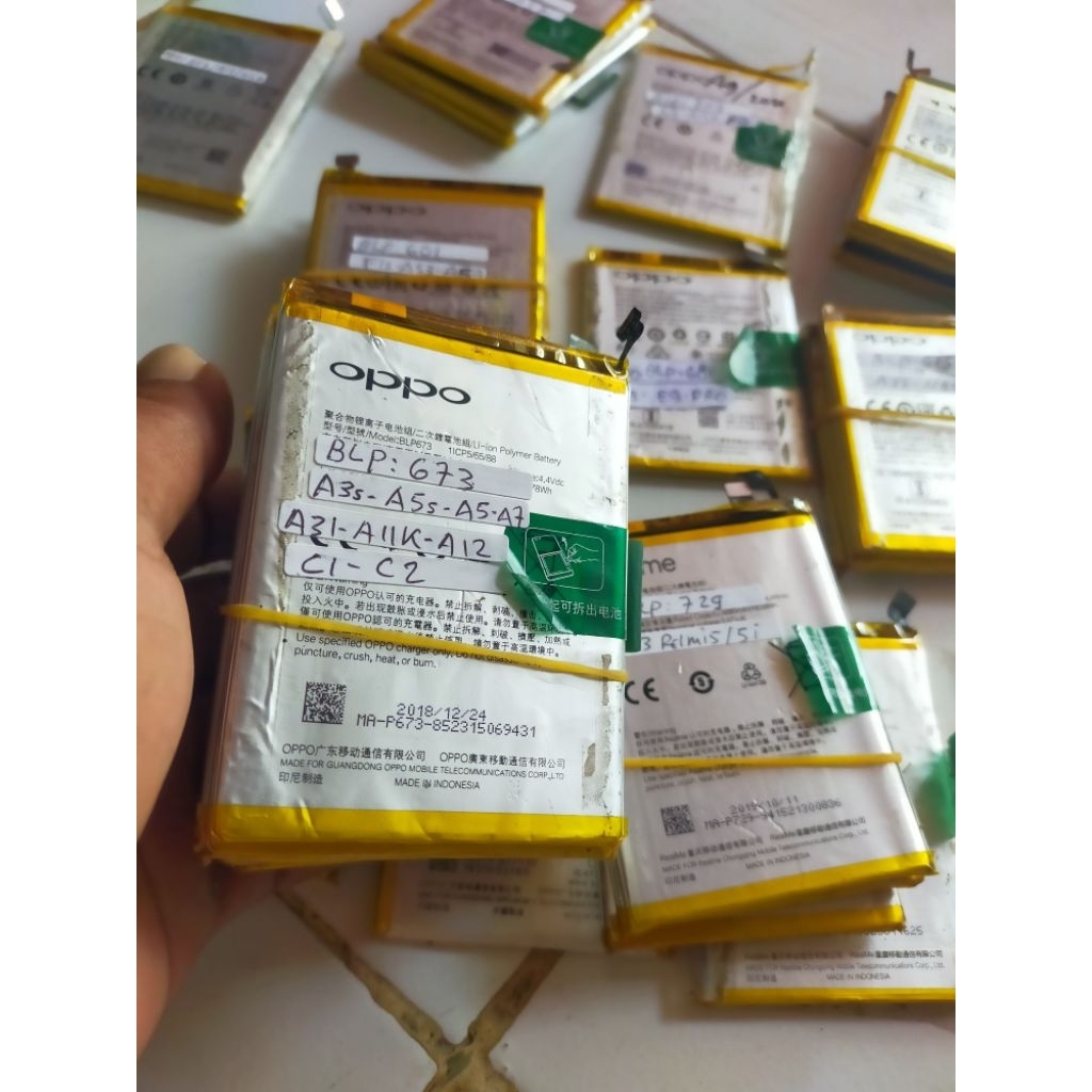 batre Oppo original copoton hp normal