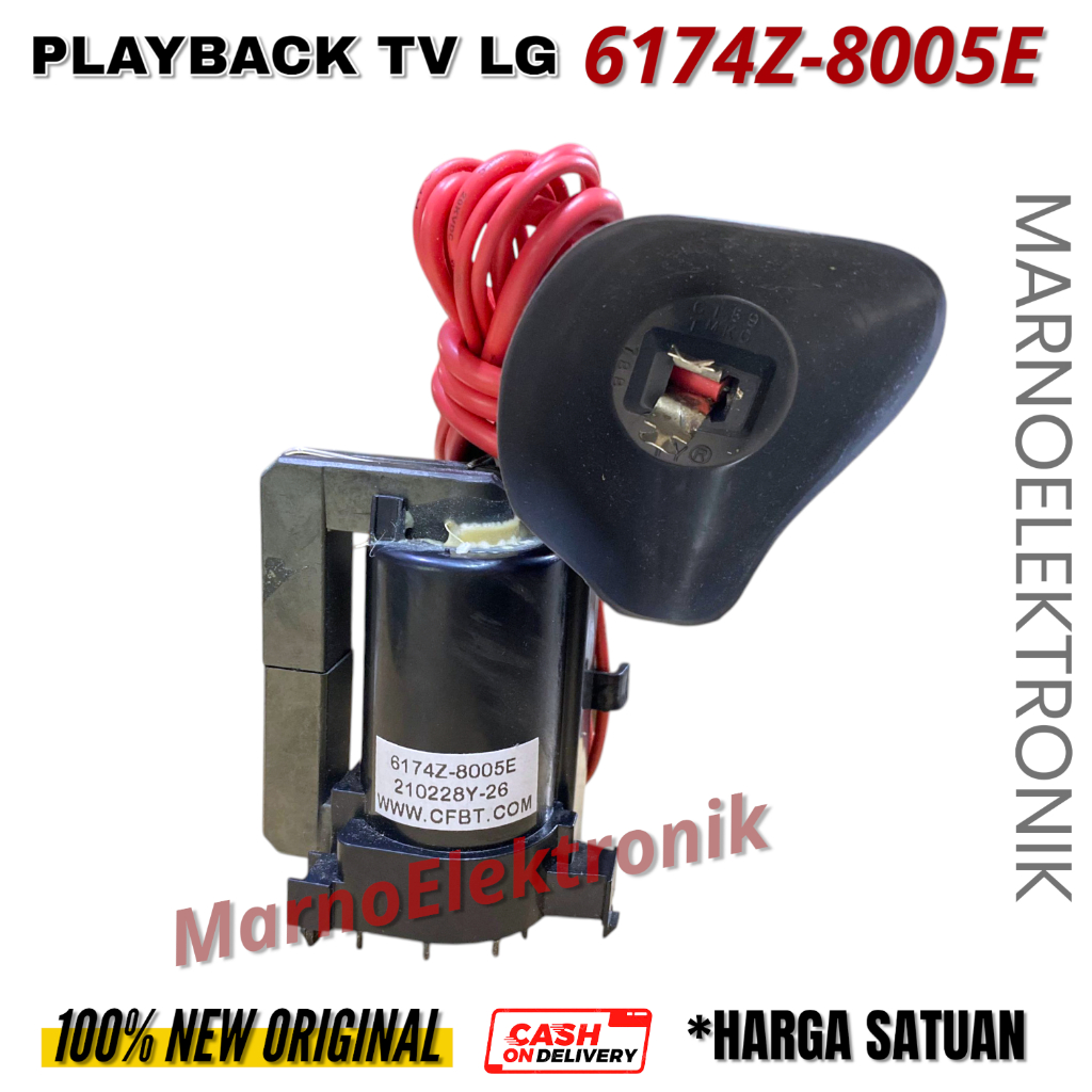 PLAYBACK TV LG 6174Z-8005E FLYBACK 6174Z 8005E FBT 6174 Z 8005 E ORIGINAL ASLI