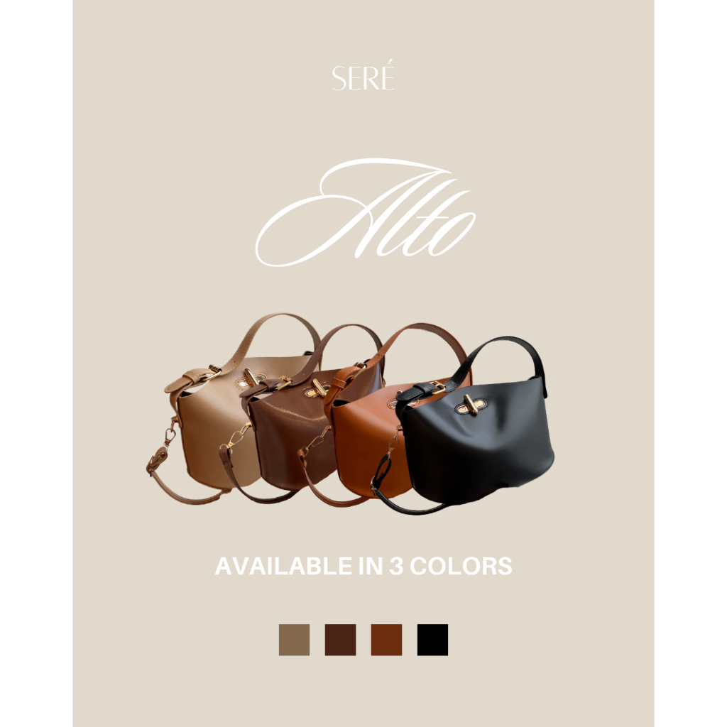 SERE - Alto bag | Top Handle Bag & Tas Selempang Kulit, Elegan, Tas Pesta & Casual, Aigner Roma Bag,