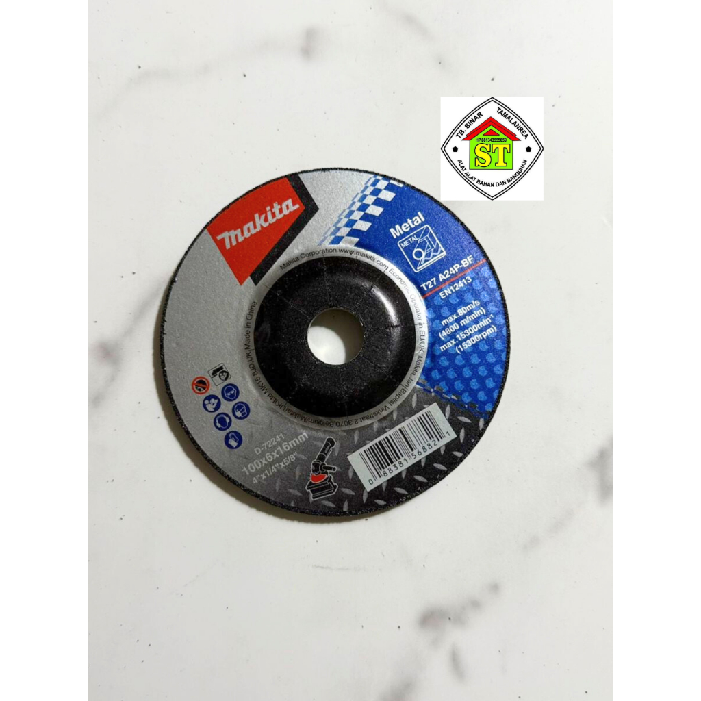 MAKITA Mata Gerinda Poles/Batu Gerinda Poles 4" / Mata Gerinda Poles Besi 4"