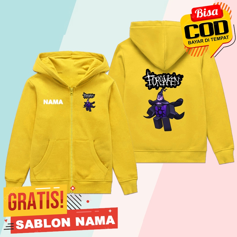 Zipper Anak Forsaken Azure / Jaket Anak Laki Laki & Perempuan Forsaken Azure