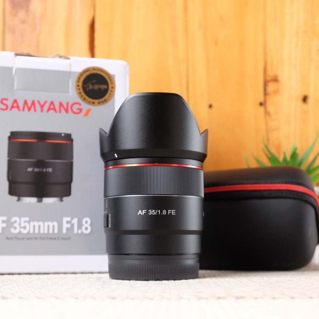 Samyang FE 35mm F1,8 Fullframe for Sony Fullframe Second Bergaransi 100%