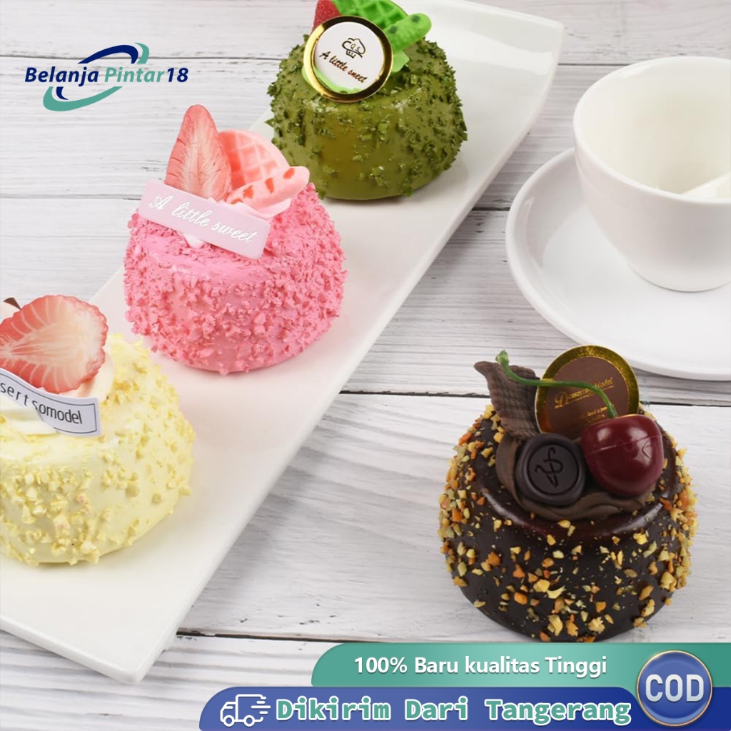 6.5cm Fake Cake Kue Palsu Replika Kue Dummy Kue Ulang Tahun Palsu Pajangan Cake Replika