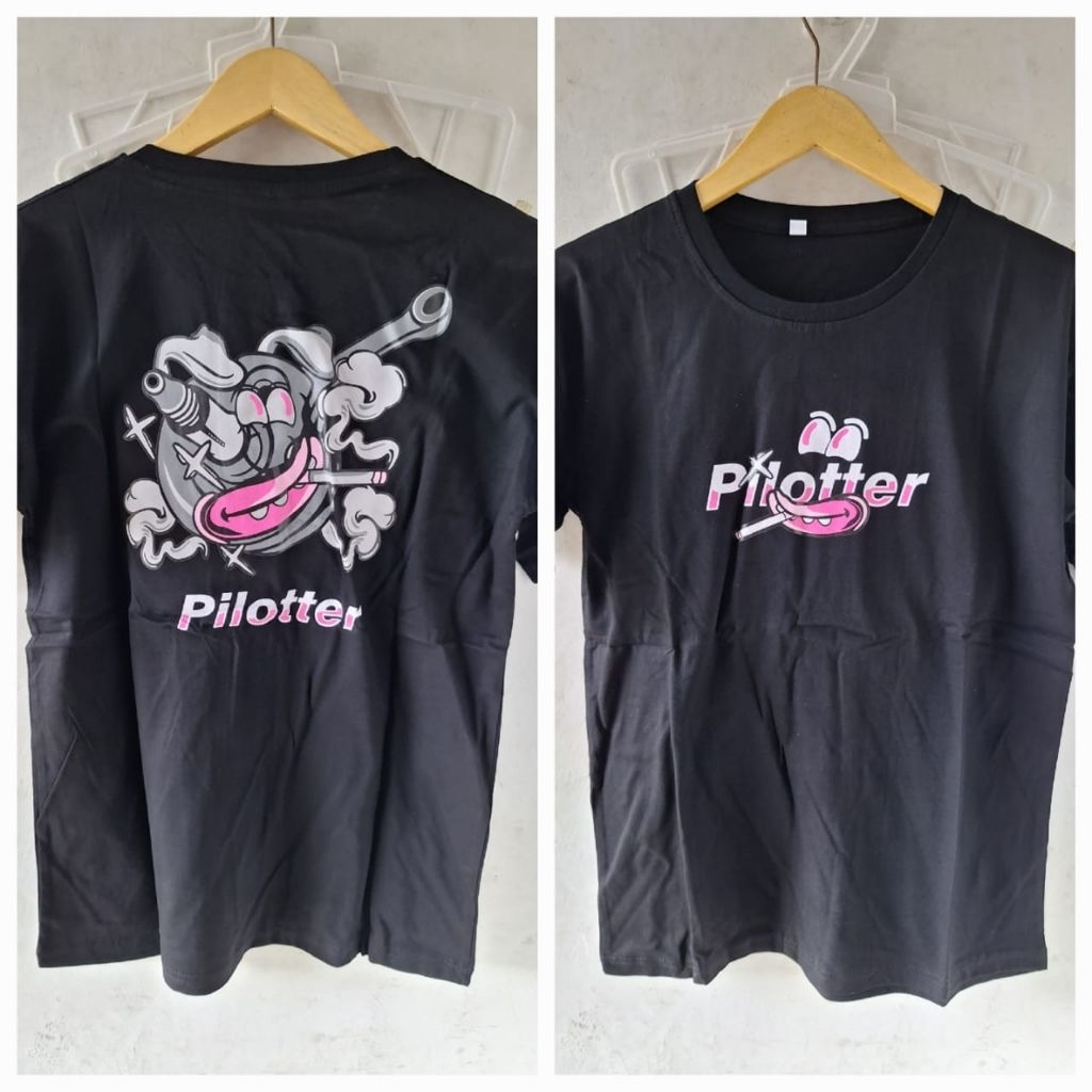 Kaos tshirt pilotter gank bermotif dewasa distro