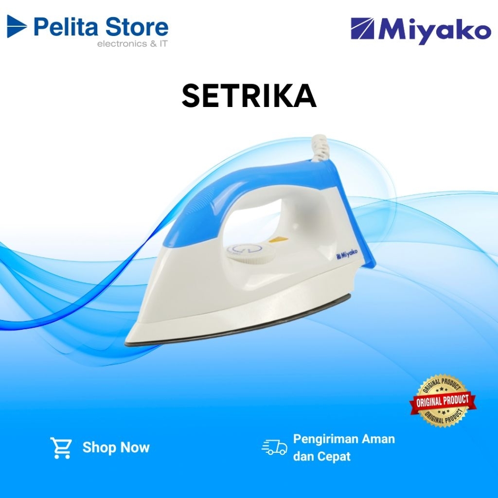 Miyako Setrika Listrik Gosokan Baju