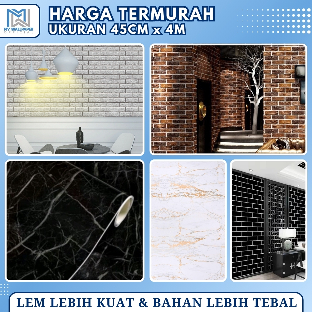 Wallpaper Dinding Motif Bata Putih Stiker Dinding Bata Putih Wallpaper Dinding Motif Bata Putih