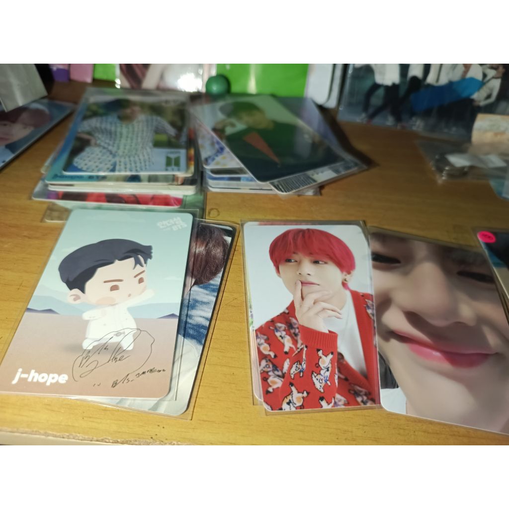 photocard bts, Tae zoom, Suga ynwa, jin memo2021