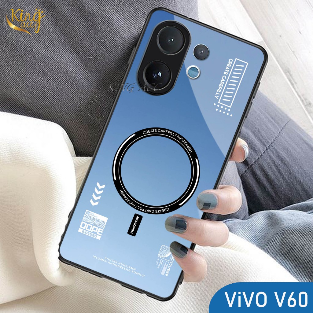 Softcase Glass Glossy Untuk Vivo V60 2025 - Cassing Hp Vivo Vivo V60 2025 - Case Pelindung Hp - K124