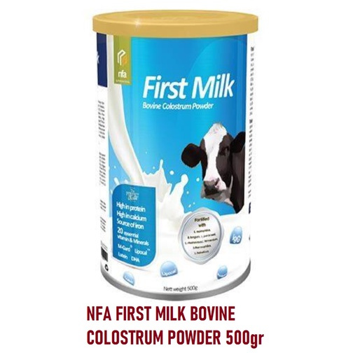 Exp DEC 2029 NFA Susu First Milk Bovine Colostrum Powder High In Protein Calcium Source of Iron Lipo