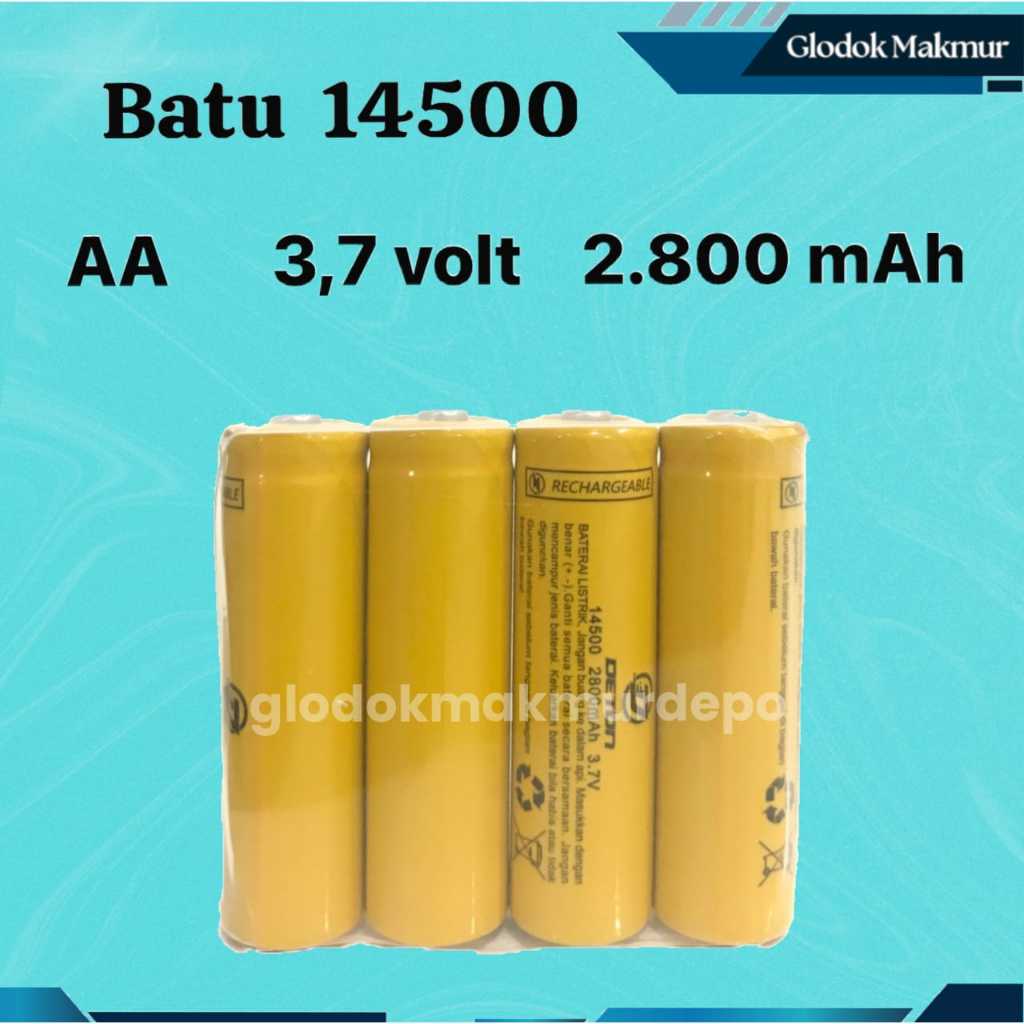 BATU NICD 3,7 VOLT RECHARGEABLE BATTERY DETON AA / A2 2.800 MAH