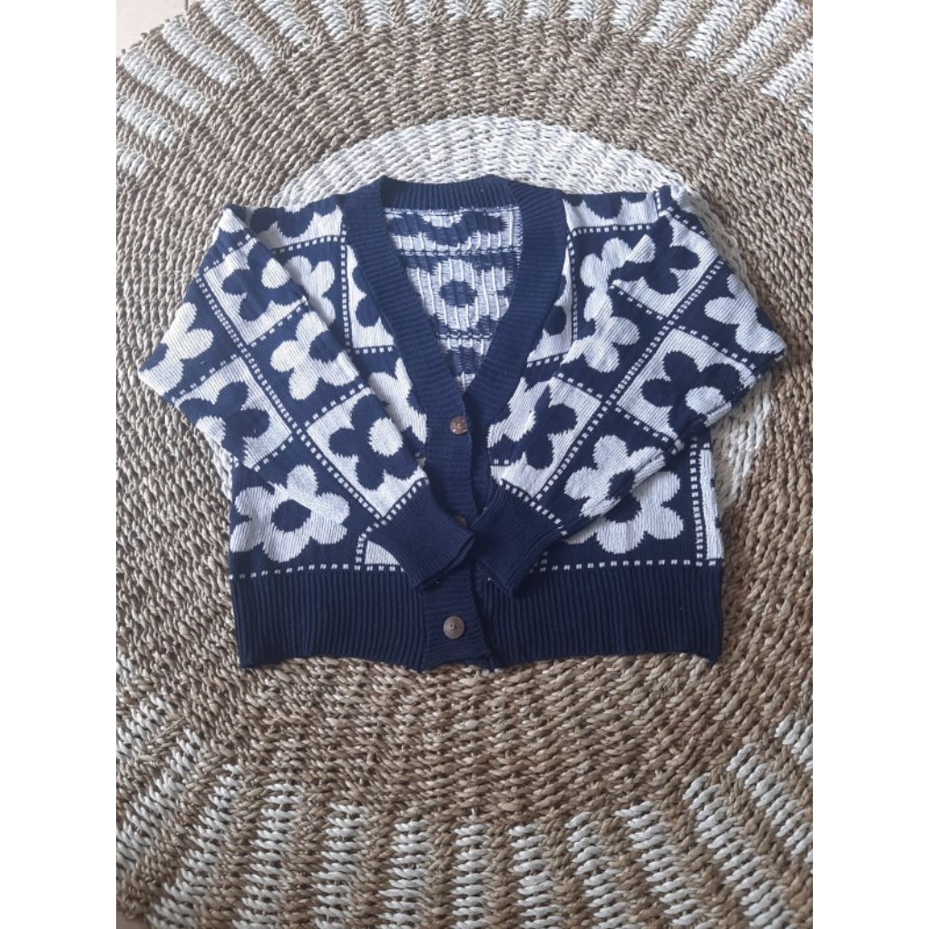 CARDI RAJUT PREMIUM BUNGA
