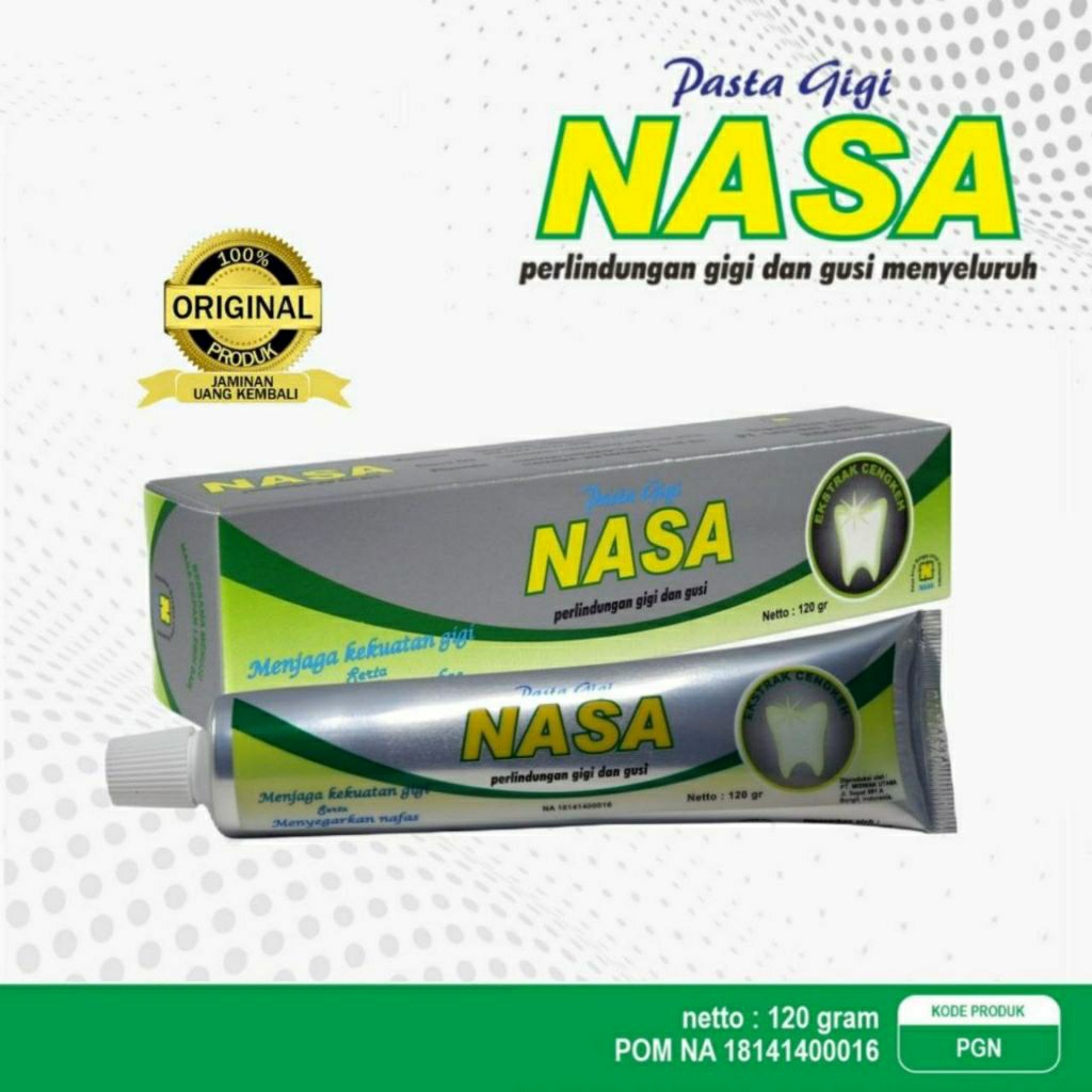 Pasta Gigi NASA PGN Pagina Odol Asli Original Ori NASA Official Gudang Distributor Stockist Center J