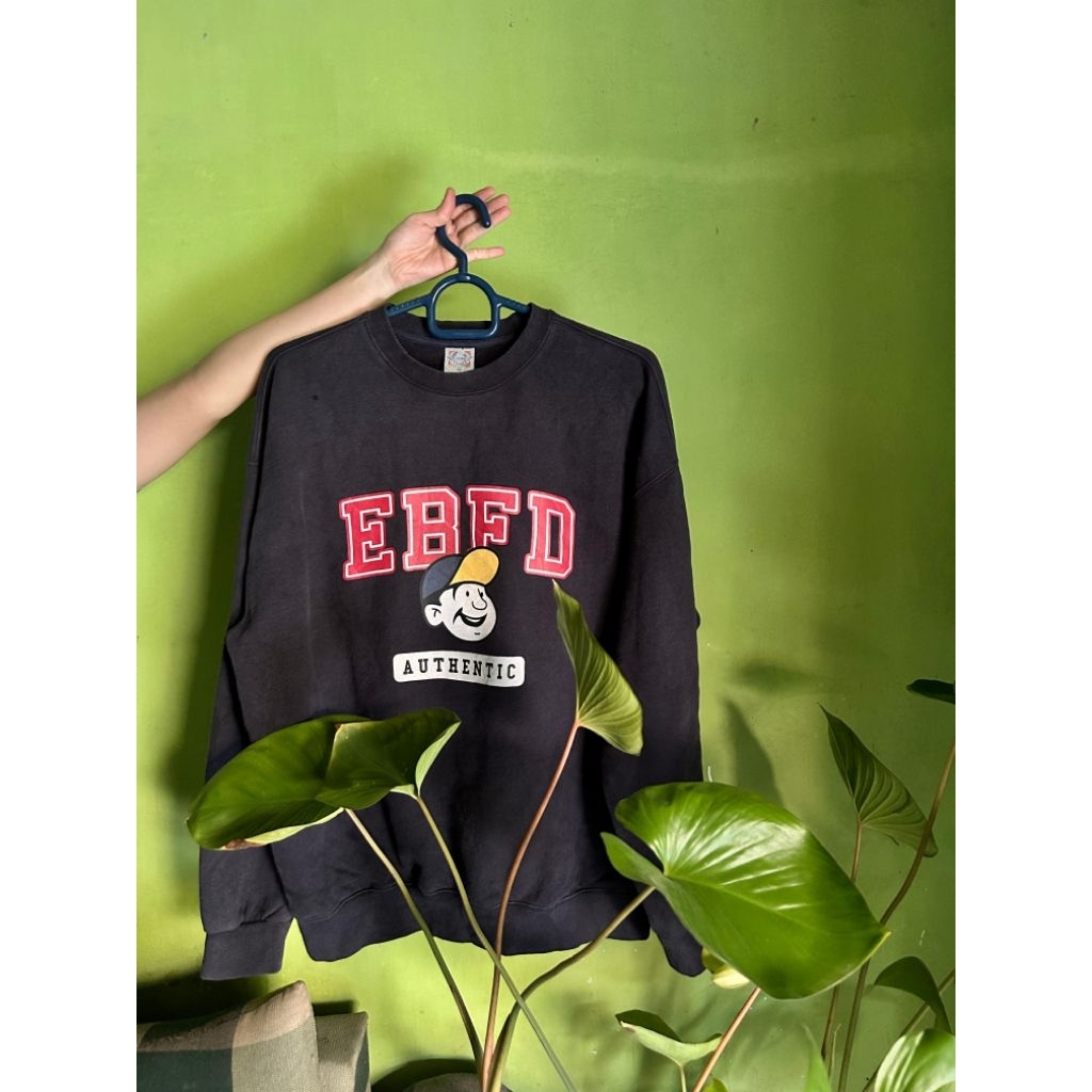 Ebbets Field Navy Crewneck