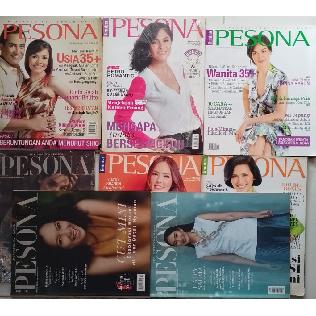 MAJALAH FEMINA PESONA BEKAS