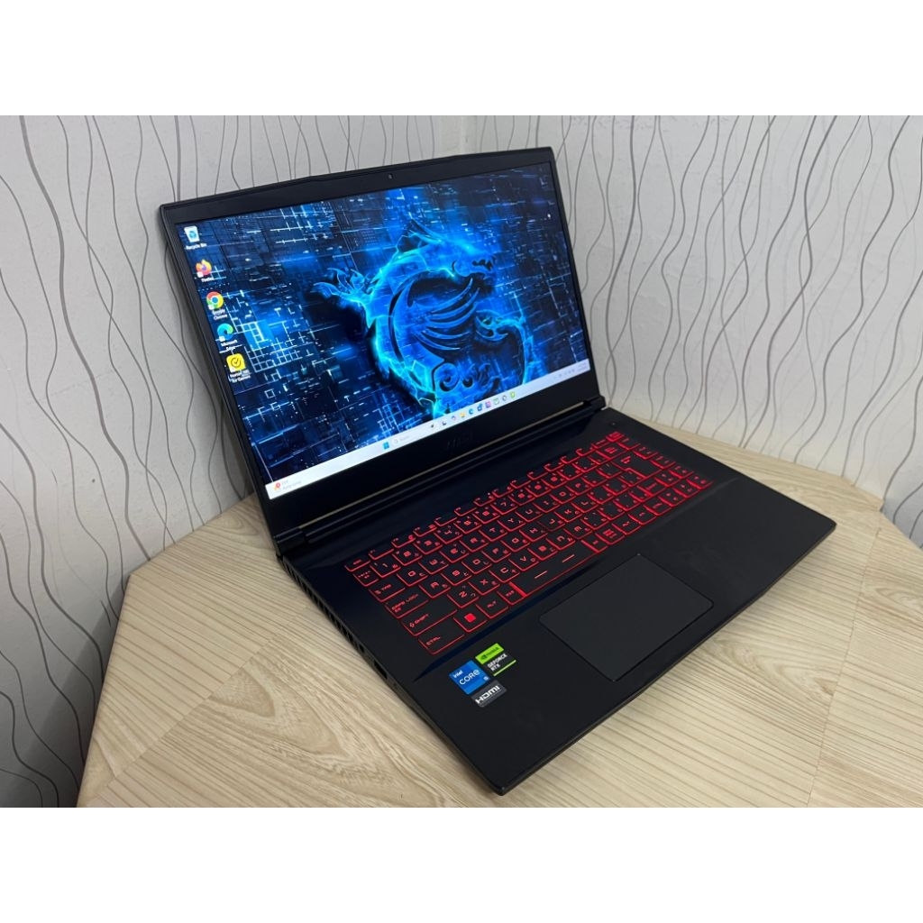 MSI GF63 THIN GF63 THIN 11UC I5/i7-11400H RAM 16/SSD512GB RTX 3050 4GB