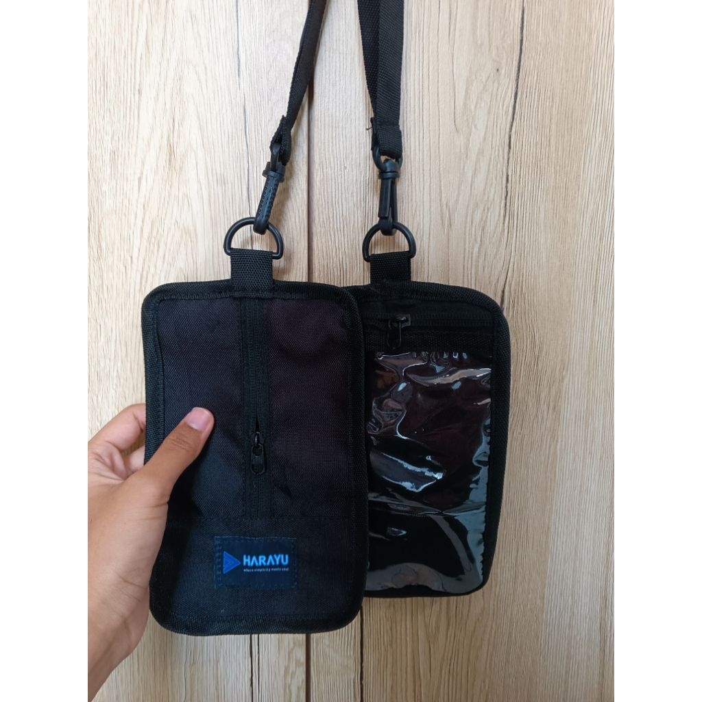 Tas Hp dan Uang Dompet gantung leher| Tas selempang Hp dan uang pria wanita | Tas HP Pria Wanita Dew