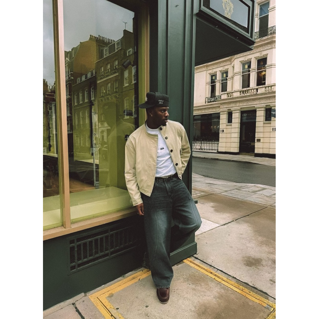 BAGGY JEANS 88FAMS - BLACKLINE