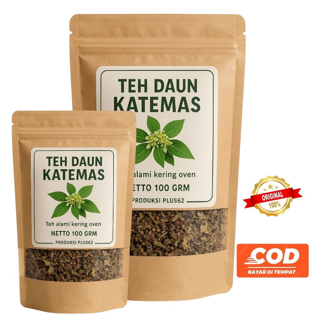 Daun Kate Mas Kering Teh Daun Patik Mas Sena 100 Grm