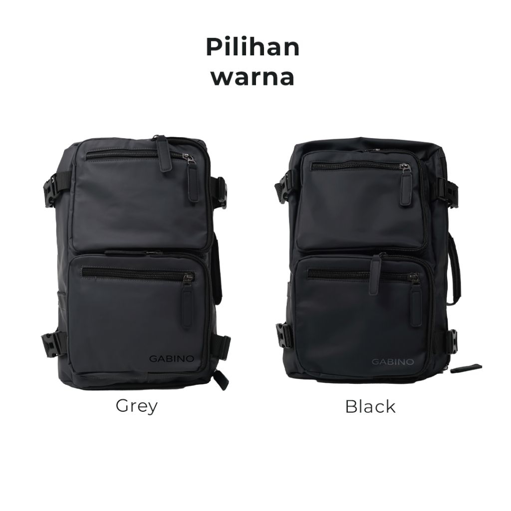 Gabino Tas Pria Ransel Backpack Casual Pauli - G5DF4003