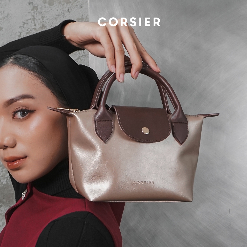 Corsier Adeline - Tas Selempang Kecil Wanita - Free GoodieBag - Tas Wanita Kecil Elegan - Hand Bag