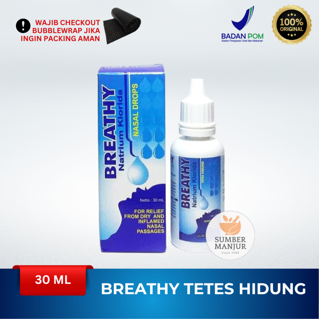 BREATHY NASAL DROP ISOTONIS NACL 0.9% 30ML