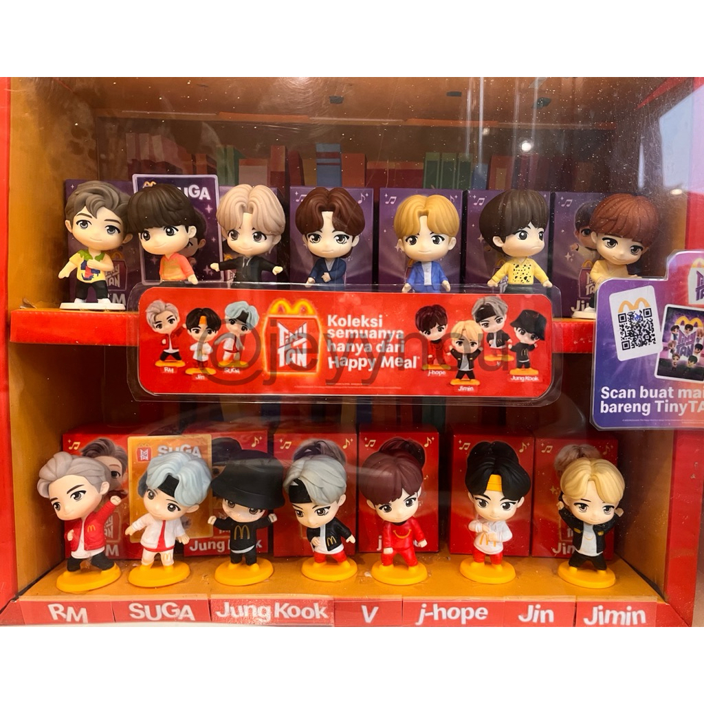 [BELI 3 GRATIS TOTE BAG MCD] Happy Meal x Tiny Tan / Happy Meal x BTS / Happy Meal BTS / Mainan Happ