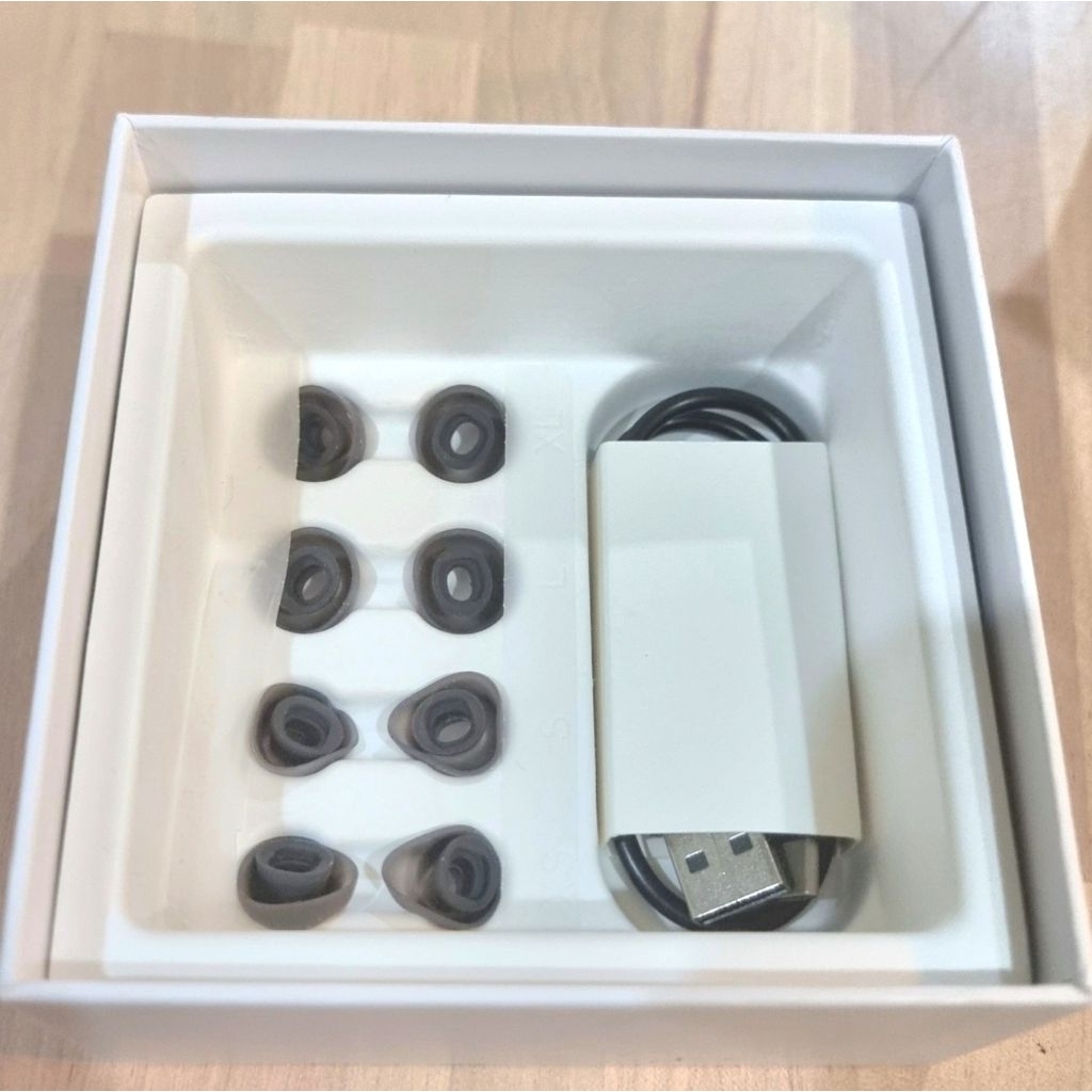 Soundcore Liberty 4NC eartips size L / XL 1 pair new ori copotan HITAM ear tips