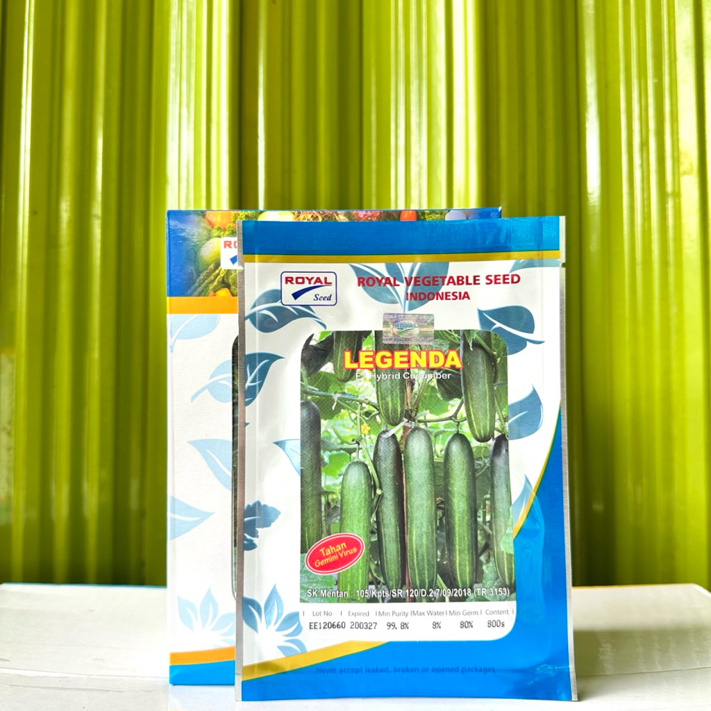 Timun Legenda F1 20 Gram - Benih Timun Legenda Tahan Virus - Timun Hijau Legenda