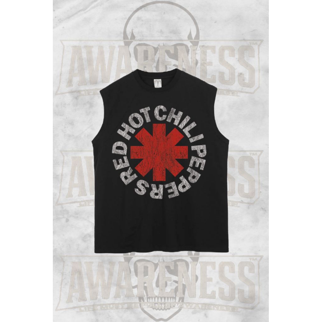 AWARENESS- Tshirt singlet lekbong pria kekinian HOT CHILI  hitam keren