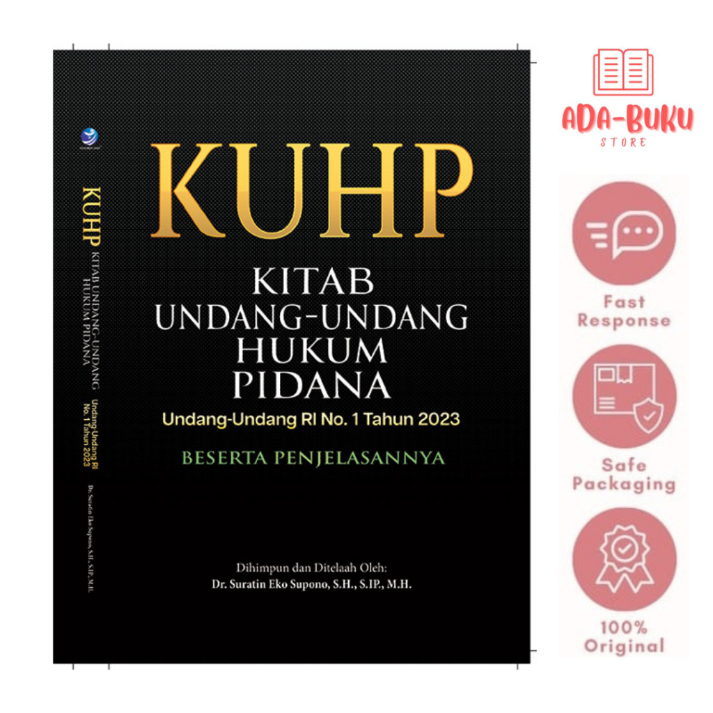 Buku KUHP, Kitab Undang-Undang Hukum Pidana Besar Beserta Penjelasannya Terbaru dan Terlengkap