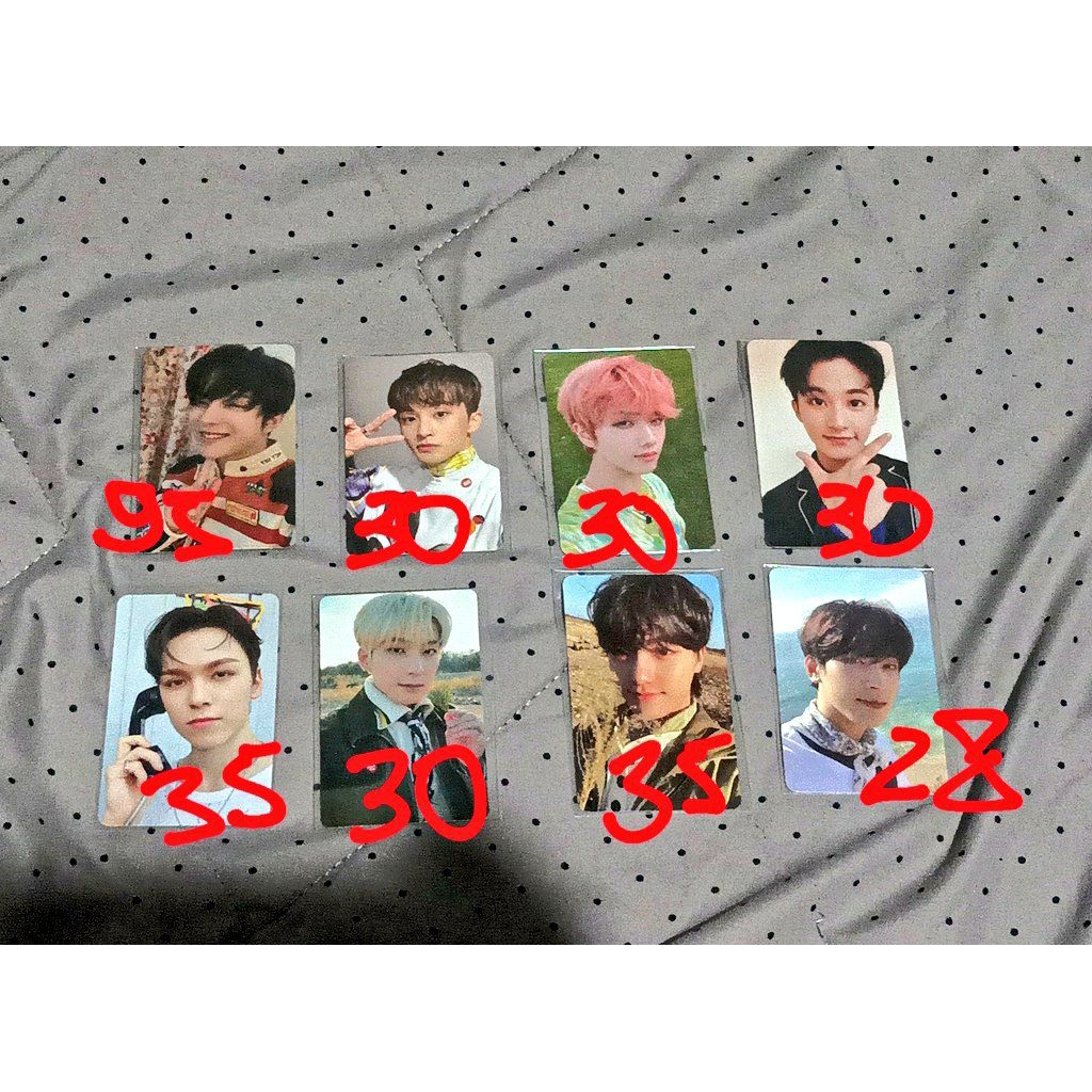 WTS PC NCT SEVENTEEN SVT VERNON SECTOR17 MARK STICKY WEGOUP JISUNG HELFUT DINO FACETOSUN WONWOO HENG