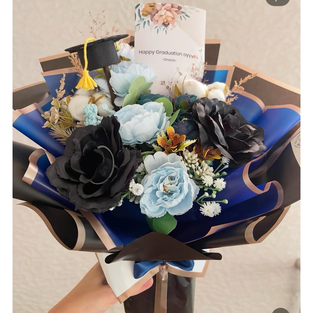 buket bunga boneka toga wisuda kartu ucapan semarang murah