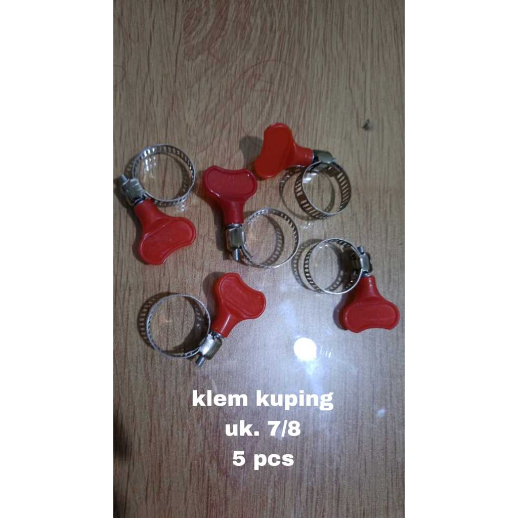 Klem Selang Gas untuk Kompor Gas - Klem Selang Kuping