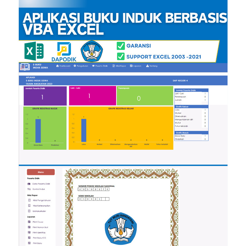 Aplikasi Buku Induk Berbasis Vba Excel