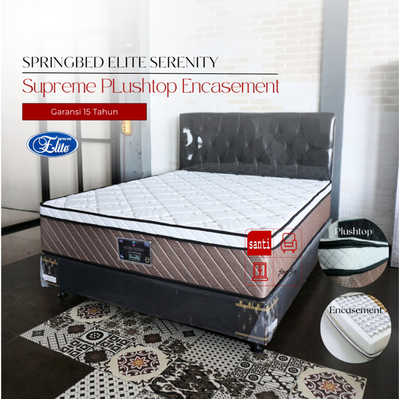 Springbed elite serenity supreme plushtop 140 x 200 Set