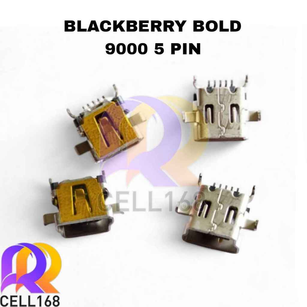 PLUG IN BLACKBERRY BOLD 9000 5 PIN CON CONECTOR KONEKTOR TC CAS CHARGER