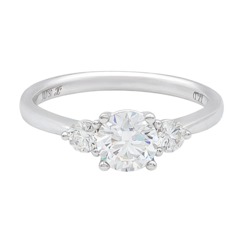 Cincin Berlian GIA Trilogy Bening Luxury