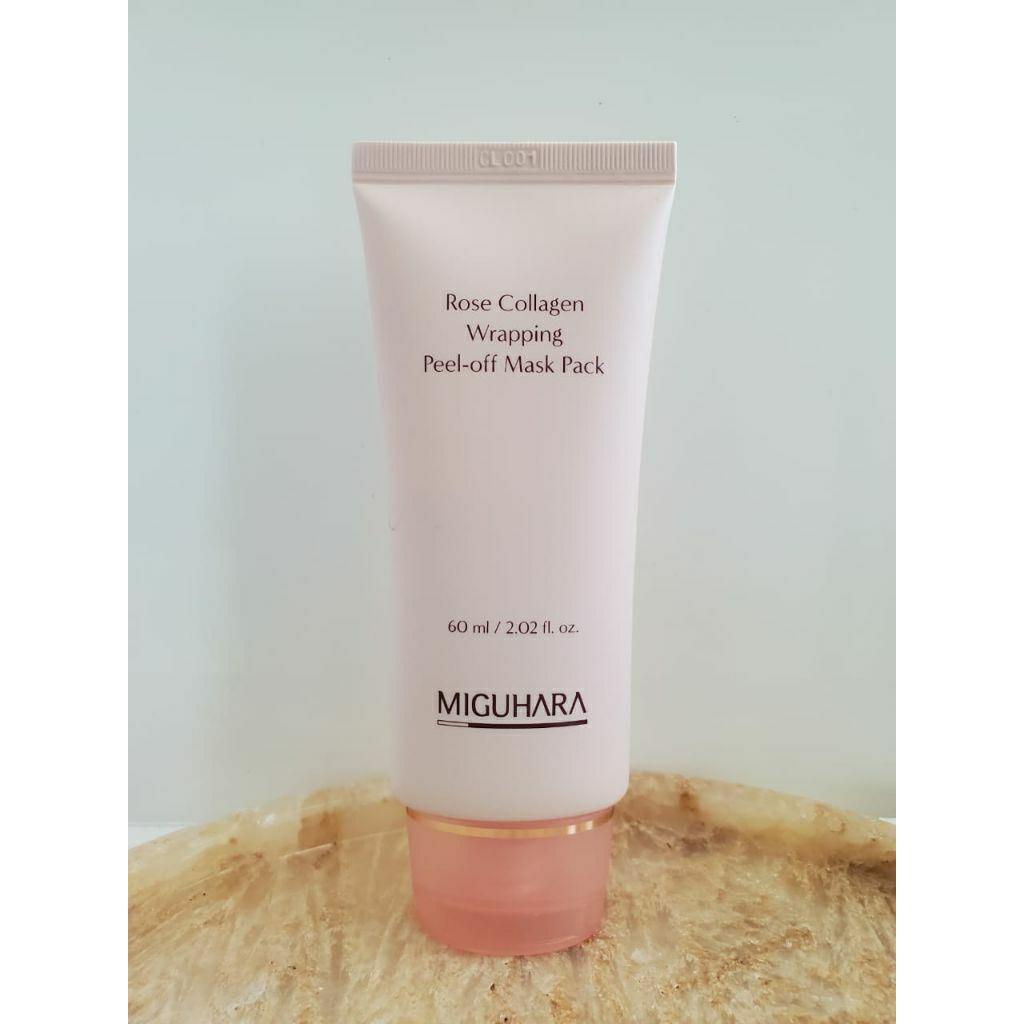 (Preloved) Miguhara Rose Collagen Wrapping Peel Off Mask Pack